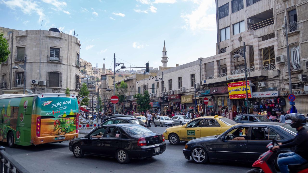 Overview of the trafic in Amman